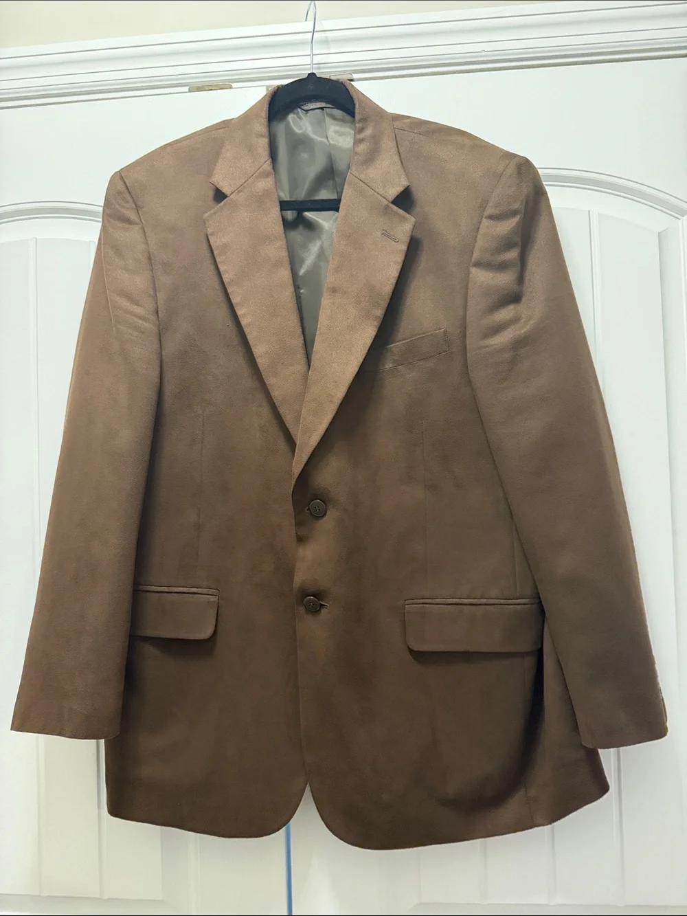 Classic Brown Men's Blazer - Two-Button Jacket